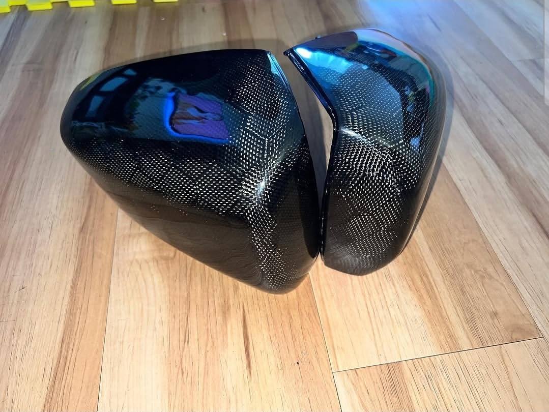 21+ Acura TLX Honeycomb Carbon Fiber Mirror Caps - Image 2