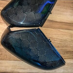 21+ Acura TLX Honeycomb Carbon Fiber Mirror Caps