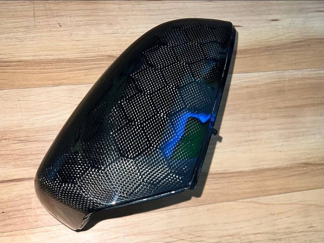 21+ Acura TLX Honeycomb Carbon Fiber Mirror Caps - Image 3