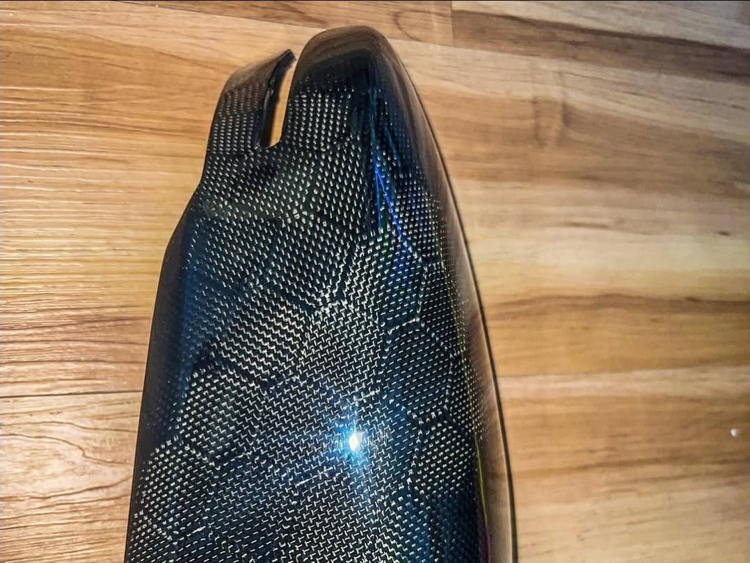 21+ Acura TLX Honeycomb Carbon Fiber Mirror Caps - Image 4