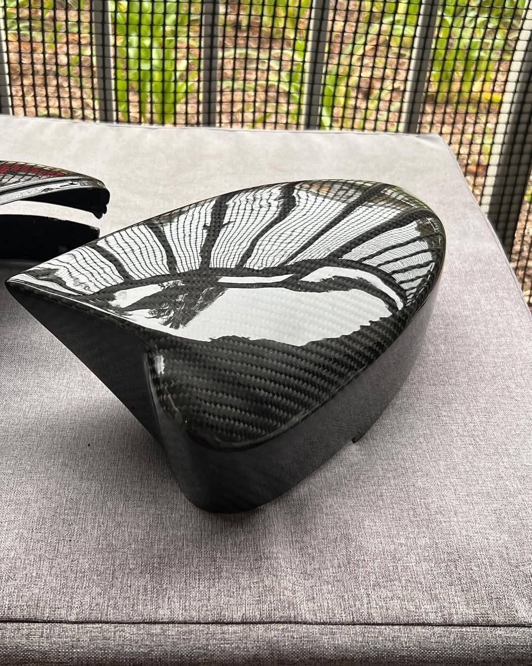 21+ Acura MDX Carbon Fiber Mirror Caps - Image 4
