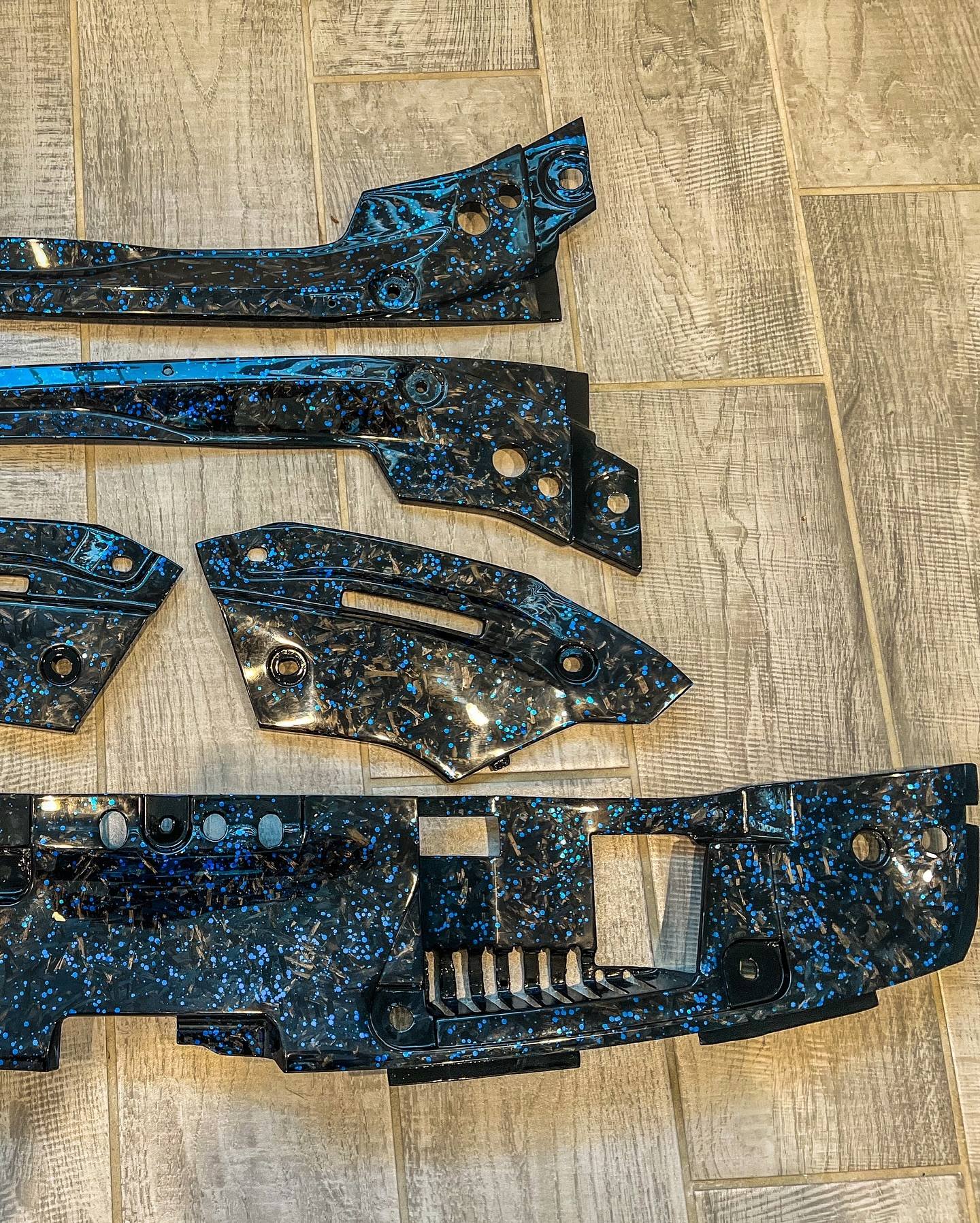 Forged Carbon Fiber Engine Bay Covers