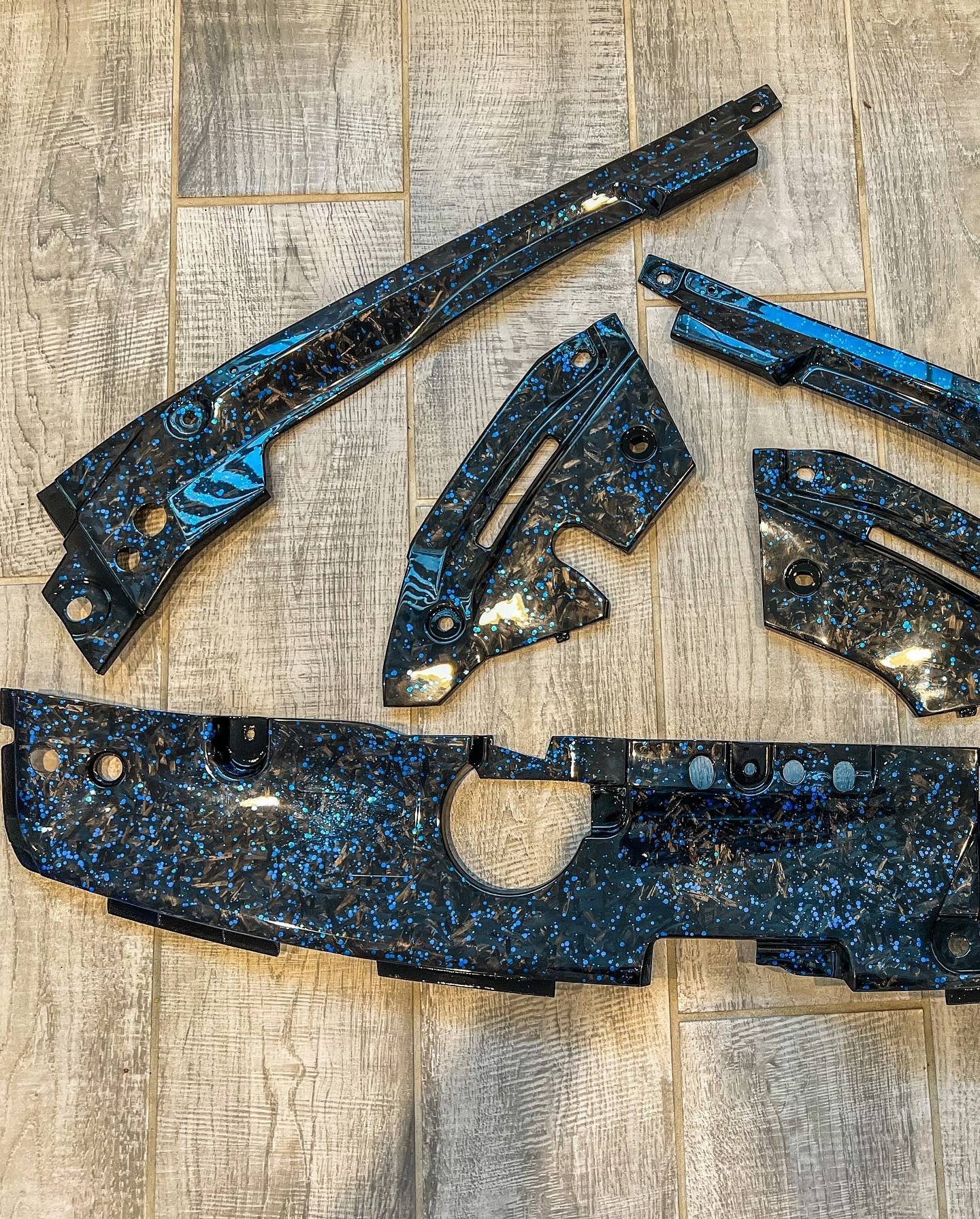 Forged Carbon Fiber Engine Bay Covers - Image 2