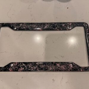 Forged Carbon Fiber License Plate